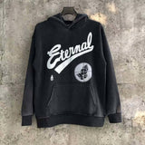 Saint m hoodie - autumn/winter s.m palm letter graphic pullover hoodie - wholesale single piece