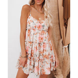 Women's dress - amazon fashion: european & american style - spring/summer floral print sundress - french & european style