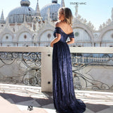 Women's dress amazon fashion banquet dress ins sequin big skirt tube top sexyfashion slit dress