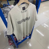 saint m t shirts  s.m collaboration graffiti graphic crewneck t-shirt - wholesale