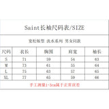 Saint m hoodie - spring/autumn s.m interstellar cowboy graphic crewneck pullover long sleeve - wholesale