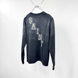 Saint m hoodie - spring/autumn collection - s.m little angel limited edition graphic crewneck pullover long sleeve