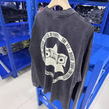 Saint m hoodie - spring/autumn collection - s.m exhibition exclusive design - crew neck pullover - long sleeve - wholesale