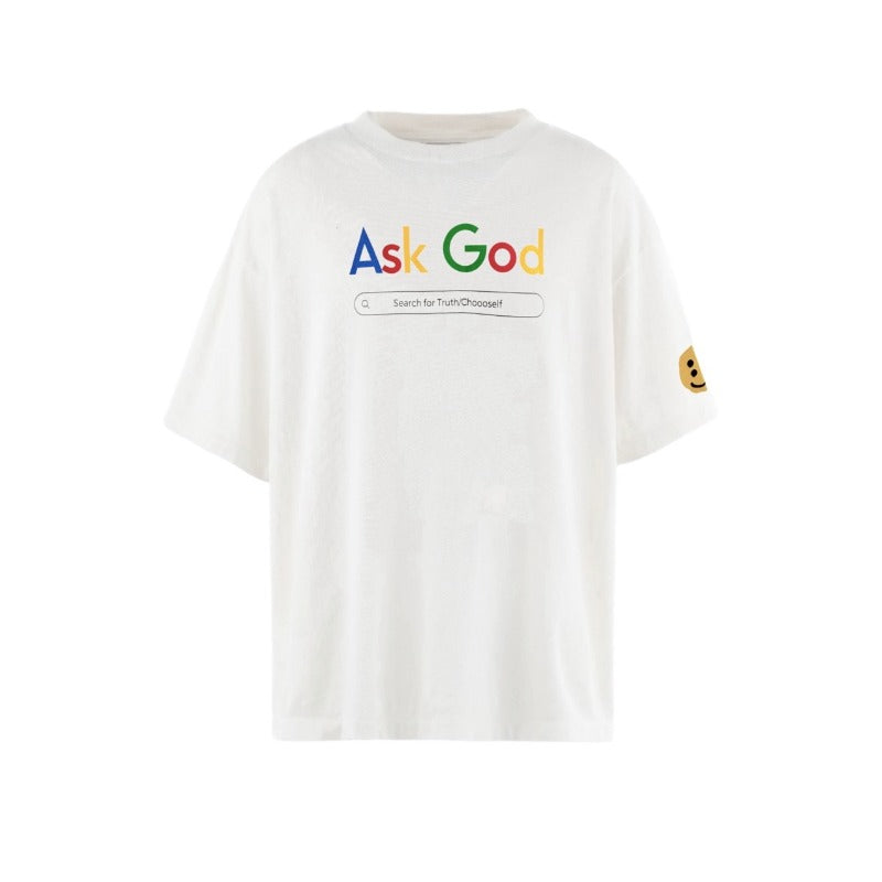 saint m t shirts  s.m. tri-party collaboration graphic crewneck short sleeve t-shirt - wholesale