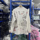 Saint m hoodie fall and winter s.m artist comic pattern round neck pulloverlong sleeves