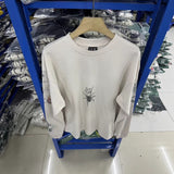 Saint m hoodie fall and winter s.m spider magic array pattern round neck pulloverlong sleeves