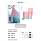 Women's dress - european & american style, a-line, cinched waist, gradient dress, amazon sexy deep v gown, long dress for women