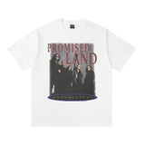 saint m t shirts  s.m metal band graphic crewneck pullover short sleeve t-shirt - wholesale