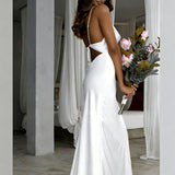 Women's dress - summer export, cross-border fashion, european & american style, sexy spaghetti strap, high-waisted, butt-lifting, women's evening gown dress