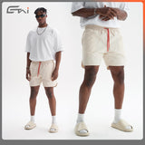 Etai men's apparel summer quick-dry lightweight sports nylon shorts - trendy brand, relaxed fit, high-quality casual five-pocket shorts