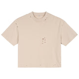 Etai men's clothing trendy brand high-quality pure cotton boxy short-sleeve t-shirt for men, heavyweight vintage distressed men's t-shirt
