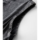 Drew house t-shirt - spring/summer d@ew flame letter heavyweight washed tank top