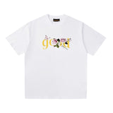 Drew house t-shirt - spring/summer d@ew floral & letter graphic crew neck pullover short sleeve - wholesale single piece