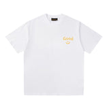 Drew house t-shirt - spring/summer - d@ew letter & smiley face graphic - crew neck pullover short sleeve - wholesale