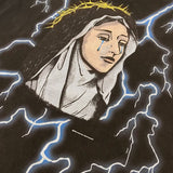 saint m t shirts  s.m. tear-stain lightning pattern crewneck pullover short sleeve t-shirt - wholesale