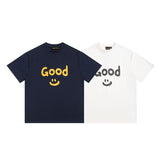 Drew house t-shirt - spring/summer - d@ew smiley face letter graphic crew neck short sleeve tee