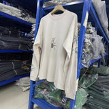 Saint m hoodie fall and winter s.m spider magic array pattern round neck pulloverlong sleeves