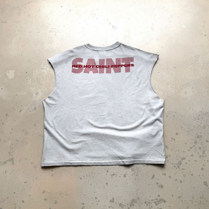 saint m t shirts  s.m. red chili band limited edition pullover casual tank top