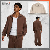 Etai men's clothing | autumn/winter outerwear boxy zip-up jacket - trendy brand custom high-end couple's casual jacket