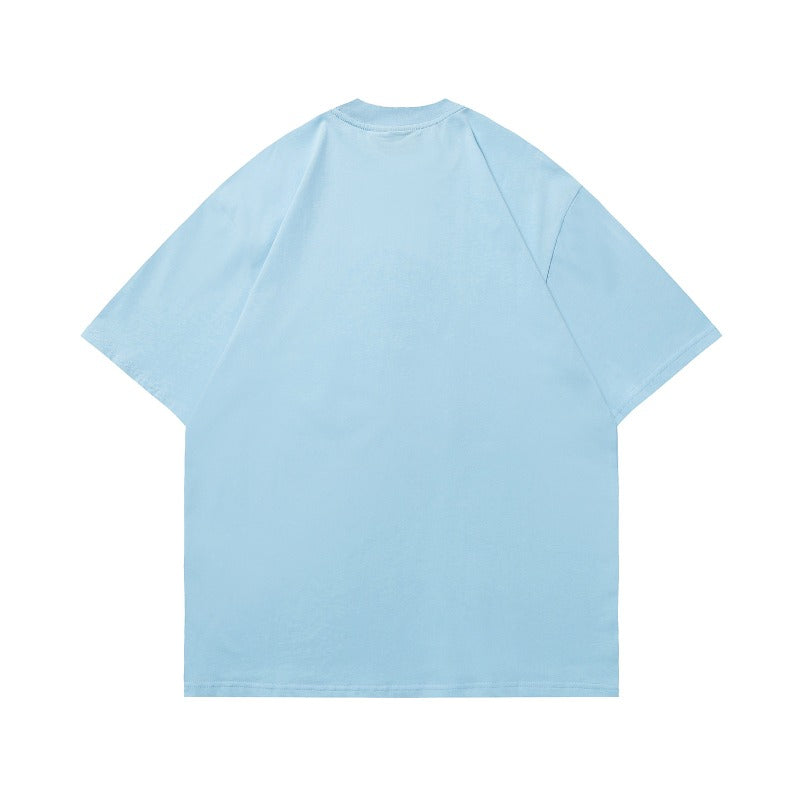 Drew house t-shirt - spring/summer collection - d@ew rainbow & cloud cartoon graphic crew neck short sleeve tee