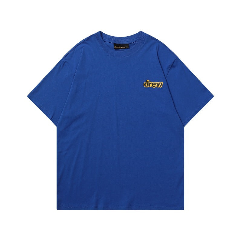 Drew house t-shirt - spring/summer european and american streetwear brand - d@ew creative letter graphic short sleeve - wholesale single piece
