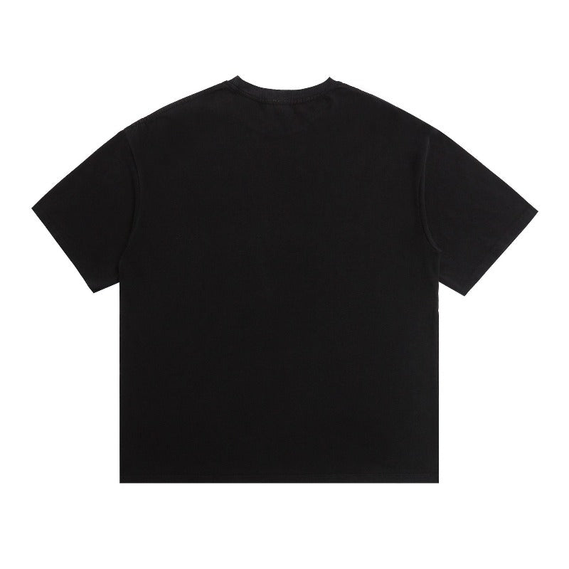 saint m t shirts  s.m libra money pattern crew neck pullover short sleeve one-piece wholesale