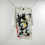 saint m t shirts  s.m ink wash painting graphic crew neck pullover short sleeve t-shirt - wholesale