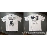 saint m t shirts  s.m cartoon series graphic crewneck pullover short sleeve t-shirt - wholesale