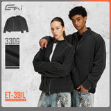 Etai men's clothing american retro distressed stand collar jacket - high-quality men's autumn short, oversized jacket top