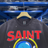 saint m t shirts  s.m blue angel baby graphic crew neck short sleeve tee