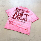 saint m t shirts  s.m street graffiti style crew neck pullover short sleeve t-shirt - wholesale