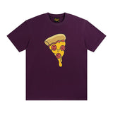 Drew house t shirt spring and summer d@ew pizza pattern round neck pullover short sleeves