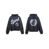 Saint m hoodie spring & fall s.m prayer crosshair pullover old hoodie sweatshirt one piece batch