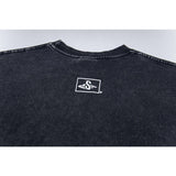 saint m t shirts  s.m washed & distressed collection crew neck pullover short sleeve tee