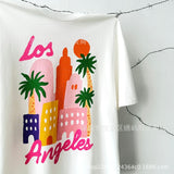 saint m t shirts  s.m. los angeles exclusive crew neck pullover short sleeve tee - wholesale