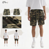Etai men's apparel trendy camo cargo shorts - high-quality, relaxed fit men's casual shorts with multiple pockets