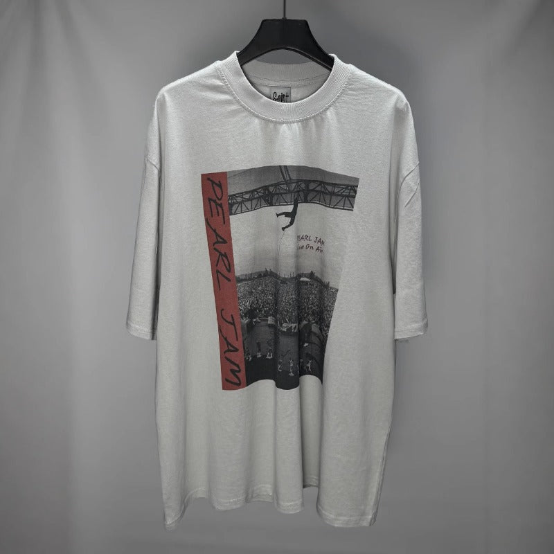saint m t shirts  s.m band tour graphic crewneck t-shirt - wholesale