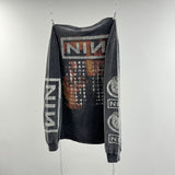 Saint m hoodie fall and winter s.m 9inch nail band pattern round neck pulloverlong sleeves
