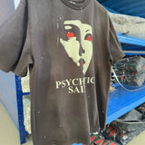 saint m t shirts  s.m vintage portrait graphic crew neck short sleeve top - wholesale