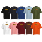 Drew house t-shirt - spring/summer european & american streetwear - smiley face & letter print crewneck pullover short sleeve - wholesale single piece