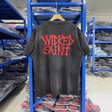 saint m t shirts  s.m. evil bat graphic crewneck pullover short sleeve t-shirt - wholesale