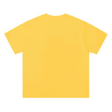 Drew house t-shirt - spring/summer d@ew floral letter crew neck pullover short sleeve