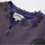 Saint m hoodie - autumn/winter collection - s.m. distressed crewneck sweatshirt - wholesale