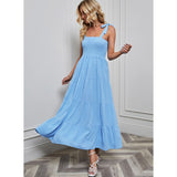 Women's dress - in-house photography, spring/summer export, european & american style, strappy bandeau jacquard dress, sexy & spicy