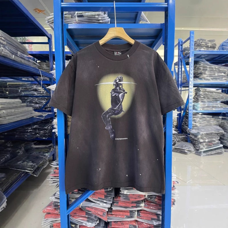 saint m t shirts  s.m. anime collaboration graphic crewneck t-shirt - wholesale