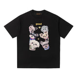 Drew house t-shirt - spring/summer d@ew pet puppy graphic crew neck pullover short sleeve - wholesale