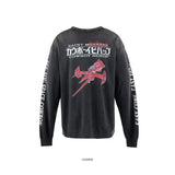 Saint m hoodie - spring/autumn s.m interstellar cowboy graphic crewneck pullover long sleeve - wholesale