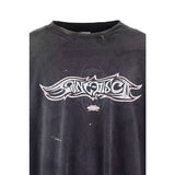 Saint m hoodie fall and winter s.m co-branded spider web pattern round neck pulloverlong sleeves