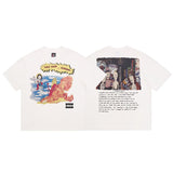 saint m t shirts  s.m vintage high street casual crew neck pullover short sleeve tee - wholesale